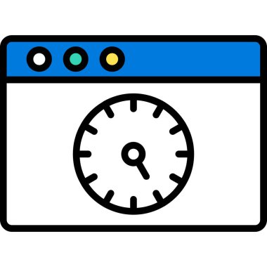 Kronometre vektör düzenlenebilir vektörü