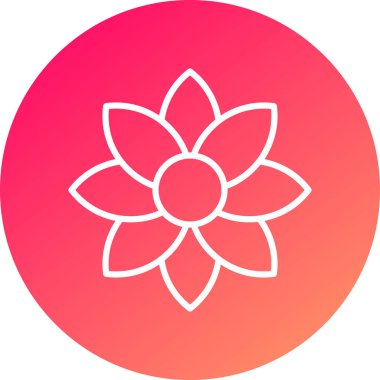 Güzel çiçek. Basit tasarım