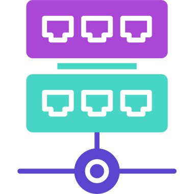 şebeke. Web simgesi basit illüstrasyon