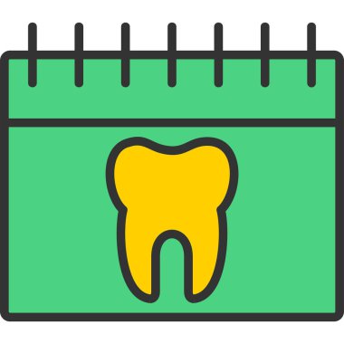 Diş. Web simgesi basit tasarım