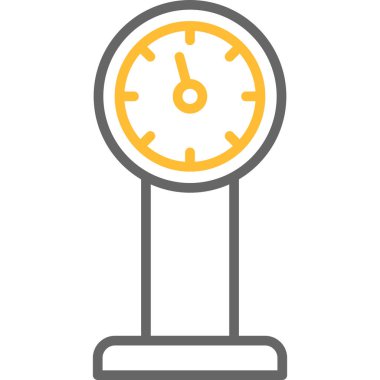 Alarm saat vektör simgesi.