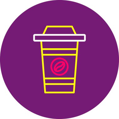 vektör kahve web simgesi