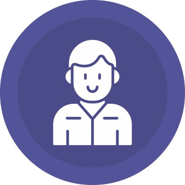 Web ve tasarım için vektör adam simgesi