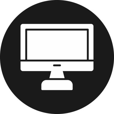 vektör bilgisayar simgesi, basit illüstrasyon