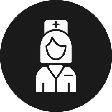 Doktor. Web simgesi basit illüstrasyon