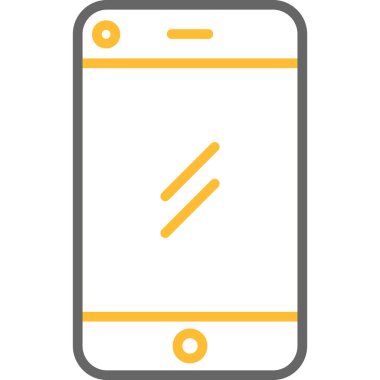 akıllı telefon simgesi vektör illüstrasyonu