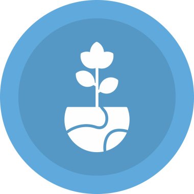 büyüyen yuvarlak vektör simgesi