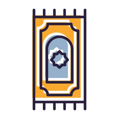 Taslak biçiminde İslami cami simgesi