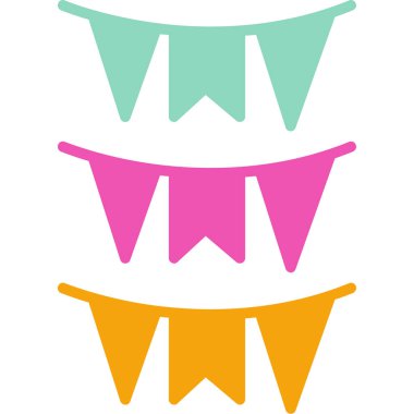 Doğum günü pastası, illüstrasyon, beyaz arkaplanda vektör.