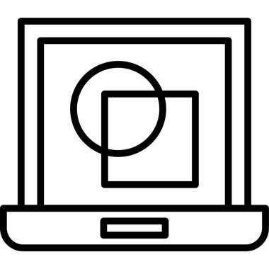 bilgisayar simgesi, vektör illüstrasyonu