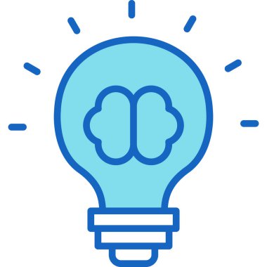 Ampul. Web simgesi basit illüstrasyon