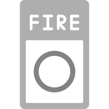 Moda Biçiminde Ateş Simgesi Ayrı Arkaplan