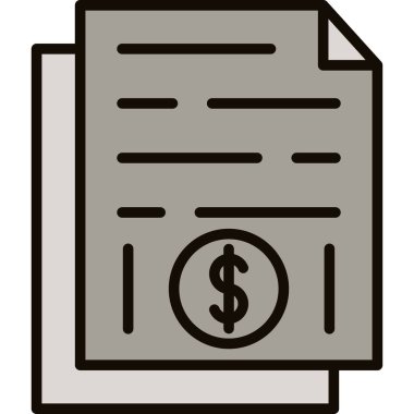 Para simgesi. Basit örnek para vektör simgesi beyaz arka plan üzerinde izole web tasarımı için