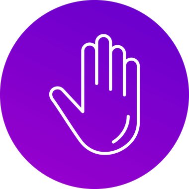 Bir elin vektör illüstrasyonu