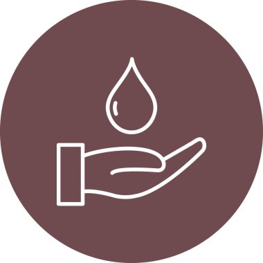 su damlası vektör simgesi