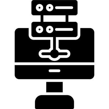 Ağ web simge vektör çizim