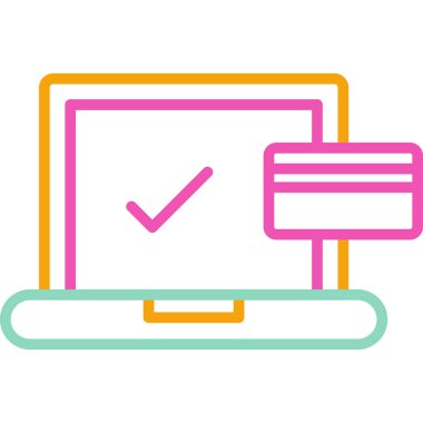 kontrol listesi simgesi modern vektör illüstrasyonu