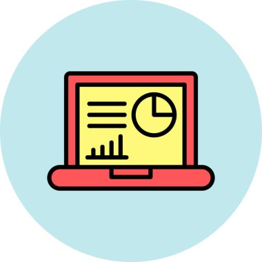 Web tasarım vektör çizgisi simgesi