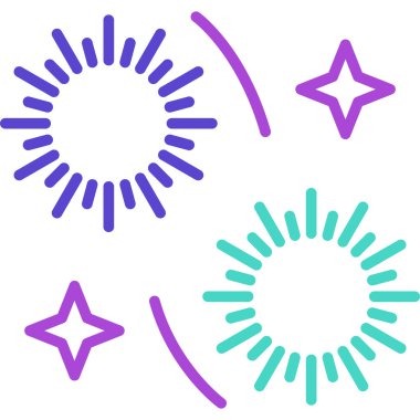 Çizgi Sihirli Top simgesi beyaz arkaplanda izole edildi. Kristal küre. Renkli taslak konsepti. Vektör.