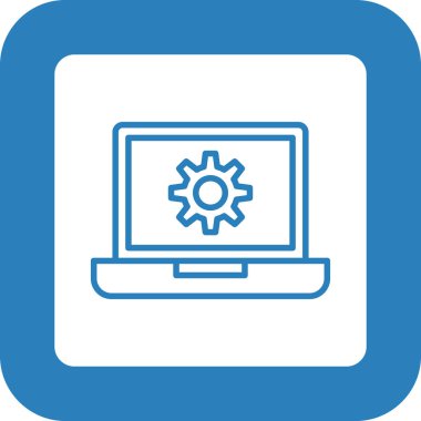 vektör dizüstü simgesi illüstrasyonu
