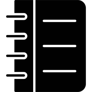 Kitap. Web simgesi basit illüstrasyon