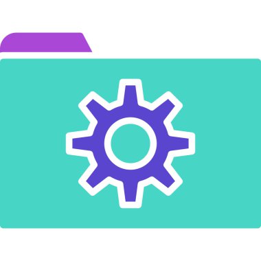 Teçhizat Web simgesi basit illüstrasyon