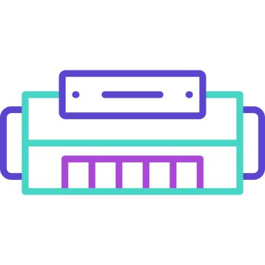 Modern b 'nin vektör illüstrasyonu simge tasarımından yoksun.