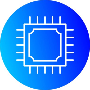 vektör yonga simgesi, basit illüstrasyon