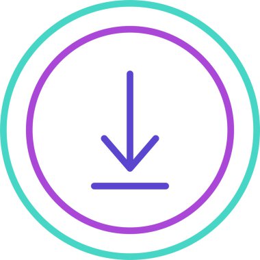 ok simgesi vektör illüstrasyonu