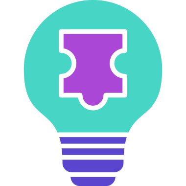 ampul simgesi vektör illüstrasyonu