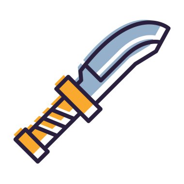 knife icon. simple illustration