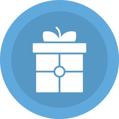 kutu hediye simgesi - taslak biçimi