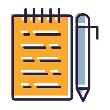 kalem simgesi vektör illüstrasyonu