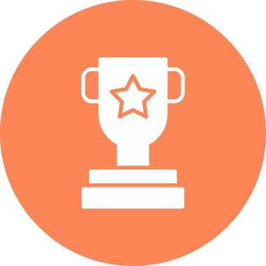 kupa simgesi vektör illüstrasyonu