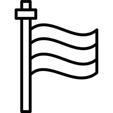 Bayrak simgesi. Beyaz arkaplanda izole edilmiş web tasarımı için ana bayrak vektör simgesi