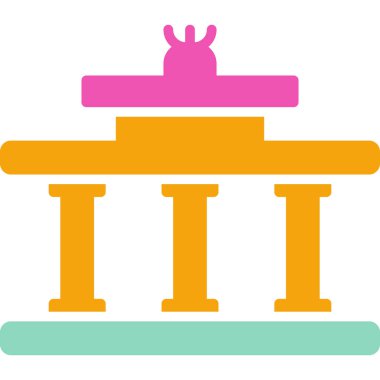 Sütun. Web simgesi basit illüstrasyon