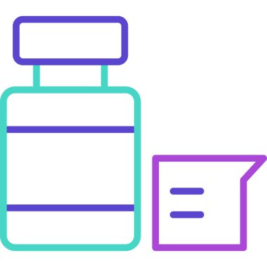 Bir sabun şişesinin vektör çizimi