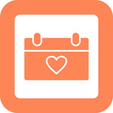 Aşk Yüreği 'nin vektör çizimi Modern simge