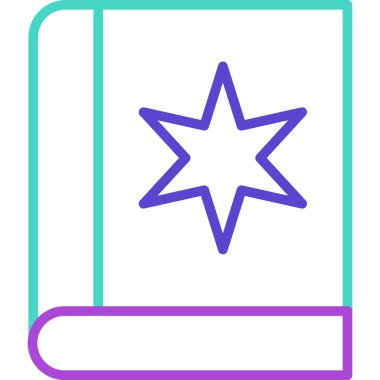 yıldız simgesi vektör illüstrasyonu