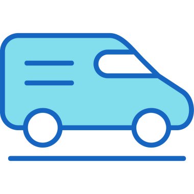 araba dağıtım aracı simgesi