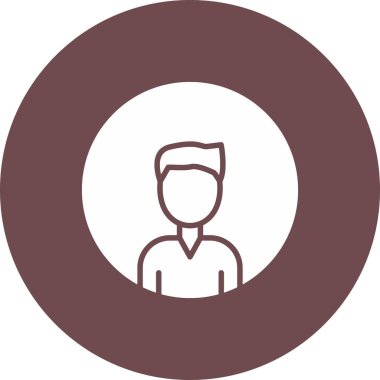 Adamım. Web simgesi basit tasarım