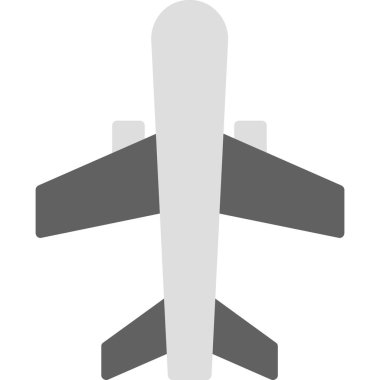 Uçak. Web simgesi basit illüstrasyon