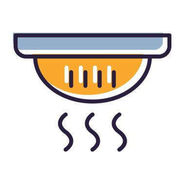 Klima vektör simgesi düzenlenebilir vuruş