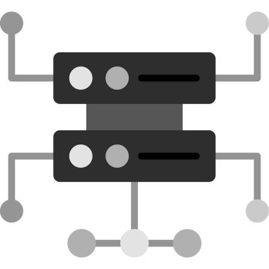 veri sunucusu simgesi, vektör illüstrasyonu. veri sunucu kavramı