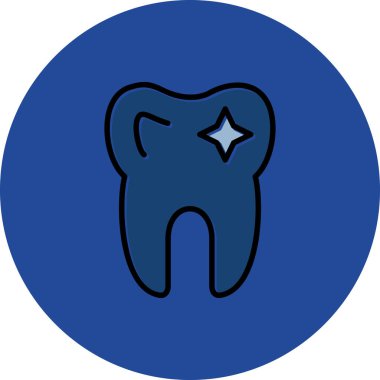 Diş Ağı simgesi basit illüstrasyon