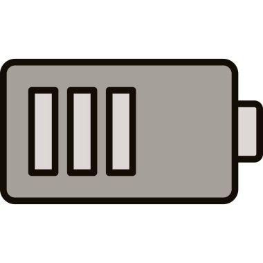 Pil. Web simgesi basit illüstrasyon