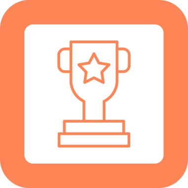 Ödül. Web simgesi basit tasarım