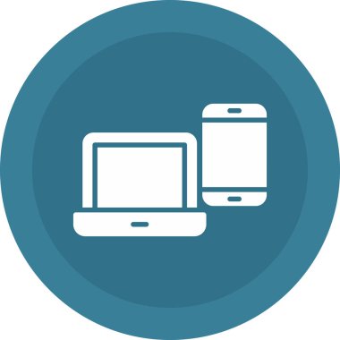 Vektör mobil simgesi, illüstrasyon