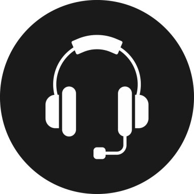 Vektör kulaklık simge tasarlamak