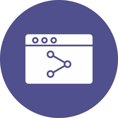 Seo simgesinin vektör illüstrasyonu,